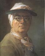 Portrait of Chardin Wearing an Eyeshade (mk05) Jean Baptiste Simeon Chardin